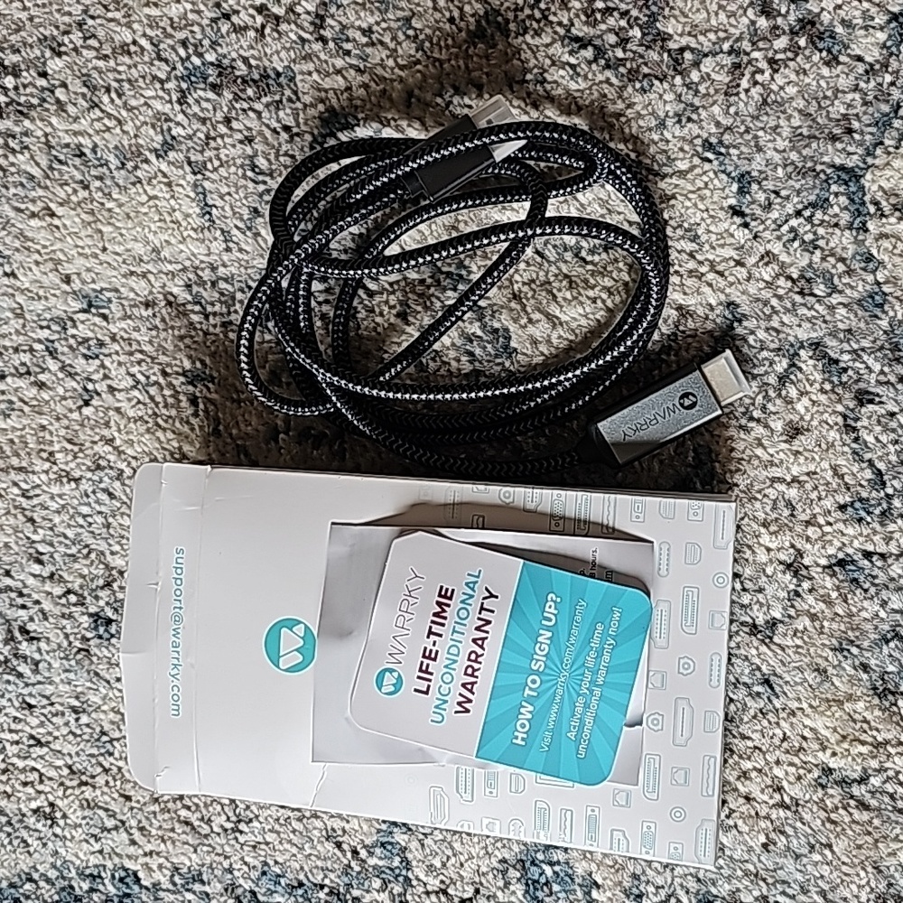 WARRKY display cord to HDMI Cable Adapter, NIB